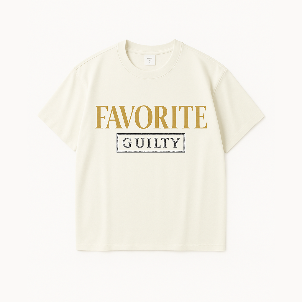 Favorite Guilty Tee — White